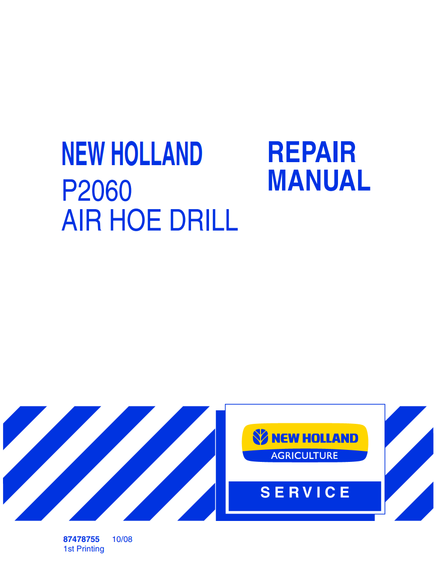 NEW HOLLAND P2060 AIR HOE DRILL