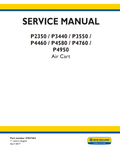 NEW HOLLAND P2350 P3440 P3550 P4460 P4580 P4760 P4950 AIR CART