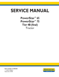 NEW HOLLAND POWERSTAR 65 POWERSTAR 75 TIER 4B TRACTOR