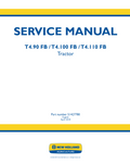 NEW HOLLAND T4.90 FB T4.100 FB T4.110 FB SERIES TRACTOR
