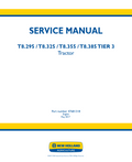 NEW HOLLAND T8.295 T8.325 T8.355 T8.385 TIER 3 III TRACTOR