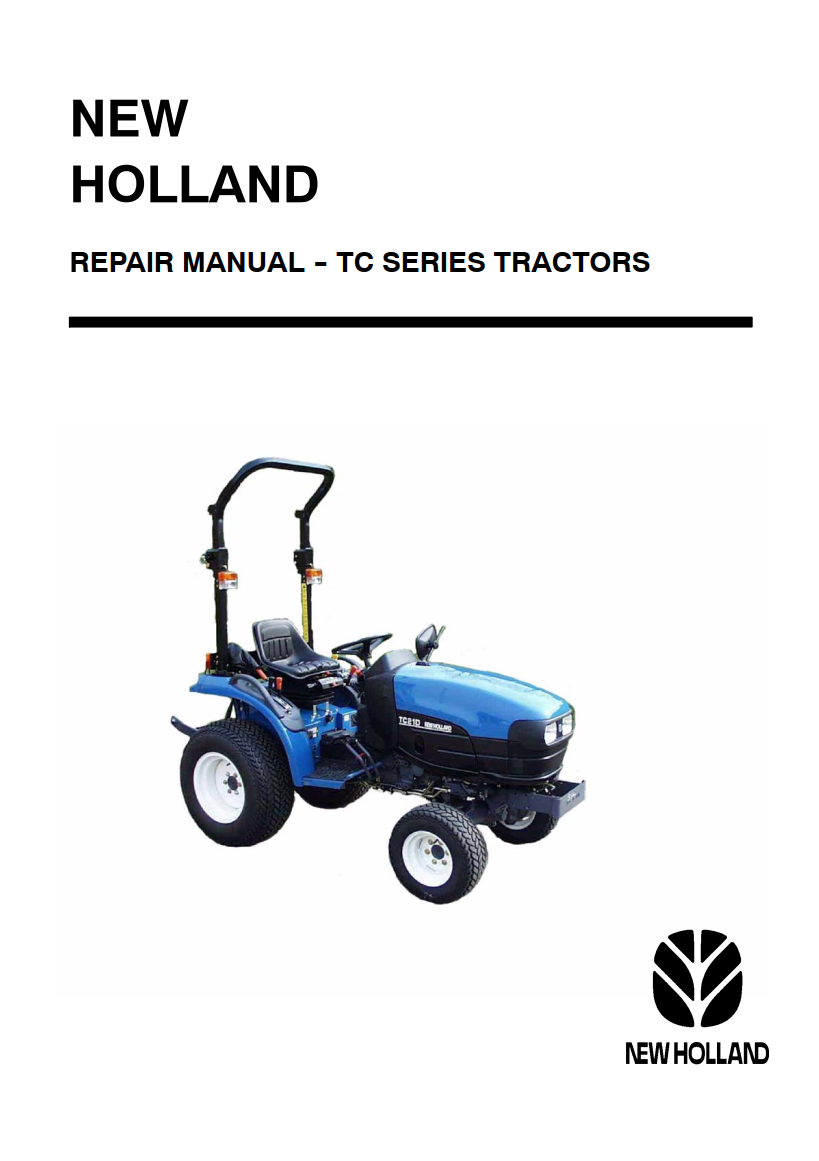 NEW HOLLAND TC SERIES TC18D TC21D TRACTOR