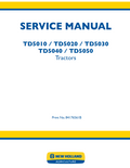 NEW HOLLAND TD5010 TD5020 TD5030 TD5040 TD5050 TRACTOR