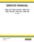 NEW HOLLAND TS6.110 TS6.110 HC TS6.120 TS6.120 HC TS6.125 TS6.140 TRACTOR