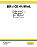NEW HOLLAND WORKMASTER 33 WORKMASTER 37 TIER 4B COMPACT TRACTOR