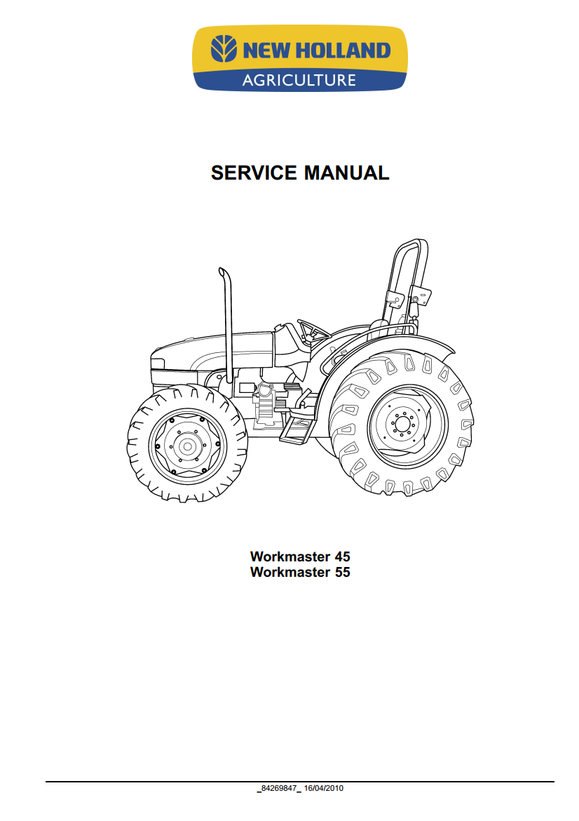 NEW HOLLAND WORKMASTER 45 WORKMASTER 55 TRACTOR