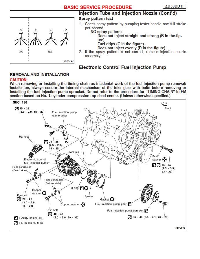 NISSAN ELGRAND E50 3.0L 3.3L 3.5L V6 1997-2002 ENGINE