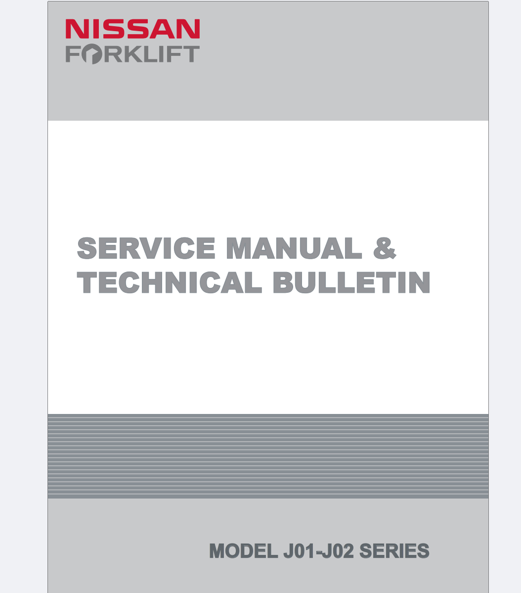 NISSAN J01 J02 SERIES REACH TRUCK ENGINE