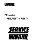 NISSAN UD FE6 FE6T FE6TA FE SERIES DIESEL ENGINE
