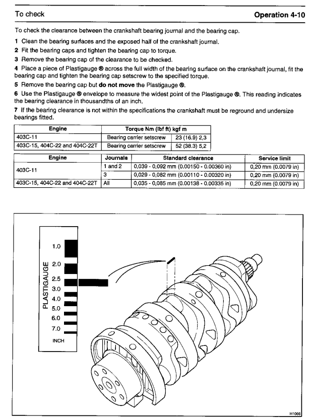 PERKINS 400 SERIES 403C 404C ENGINE