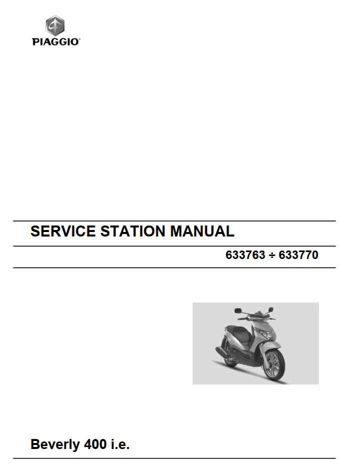 PIAGGIO BEVERLY 400ie BV400ie SCOOTER