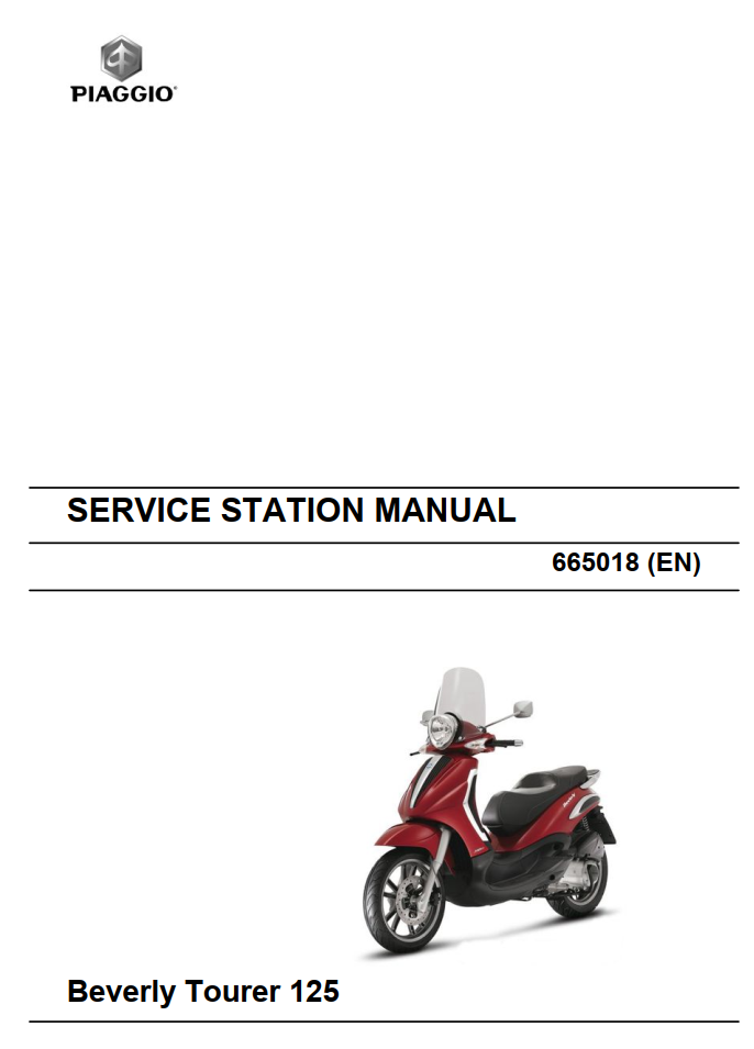 PIAGGIO BEVERLY BV TOURER 125 SCOOTER