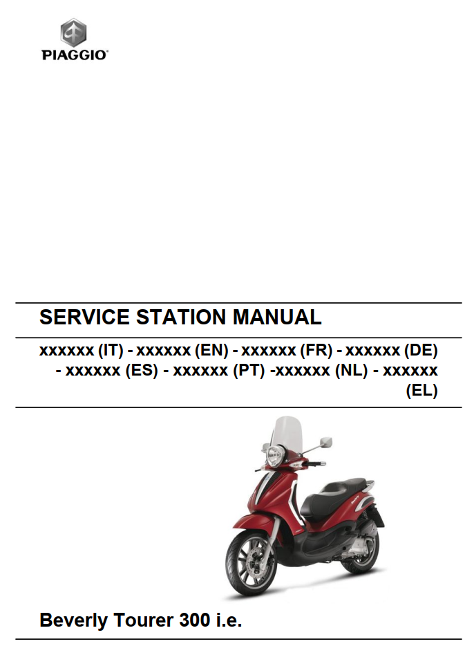 PIAGGIO BEVERLY TOURER 300ie SCOOTER WORKSHOP SERVICE OWNER S PARTS piaggio-beverly-tourer-300ie-scooter-workshop-service-owner-s-parts