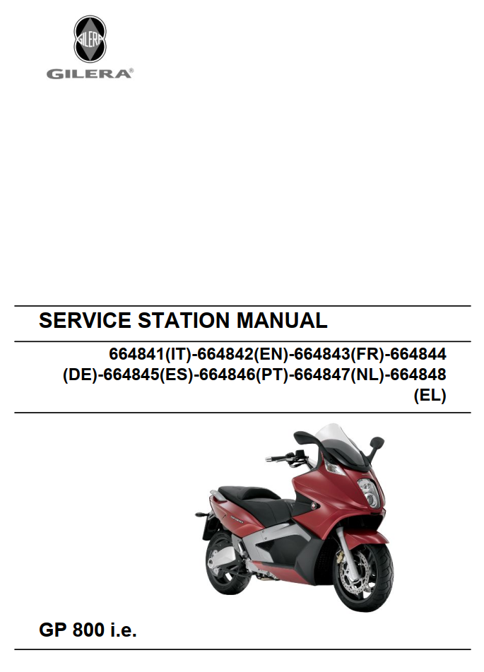 PIAGGIO GILERA GP800 SCOOTER