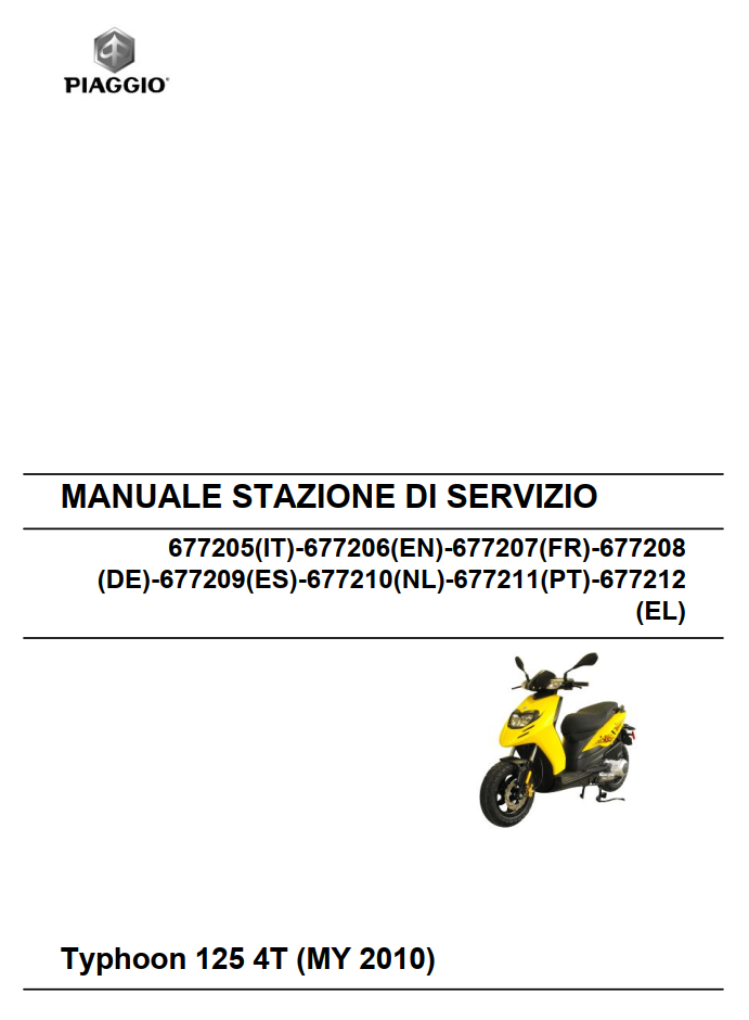 PIAGGIO TYPHOON 125 4T SCOOTER