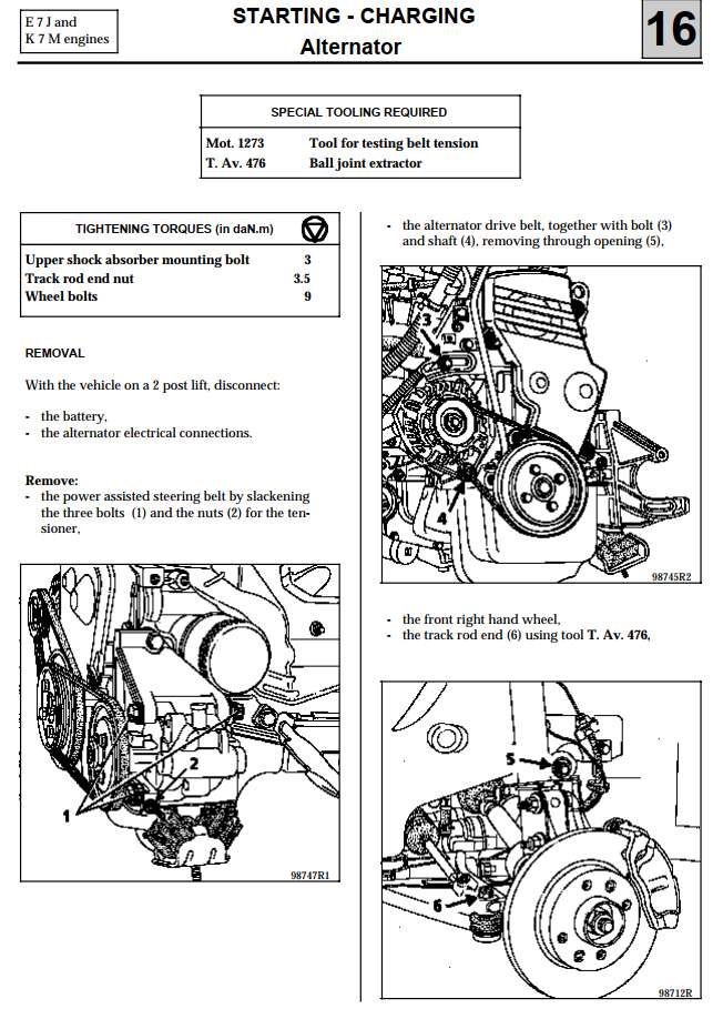 RENAULT SCENIC MEGANE SCENIC 1996-2003