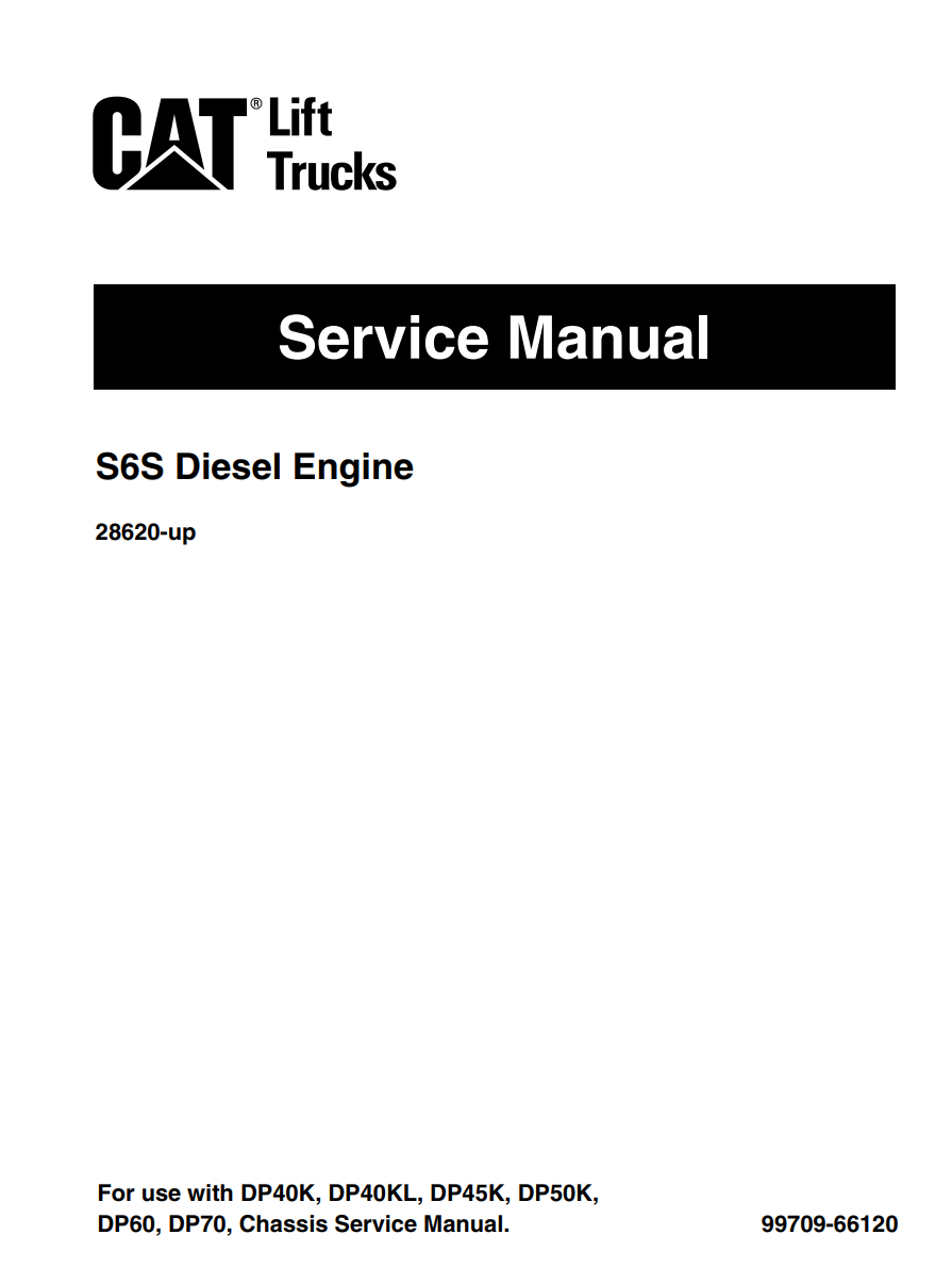 S6S DIESEL ENGINE MANUAL