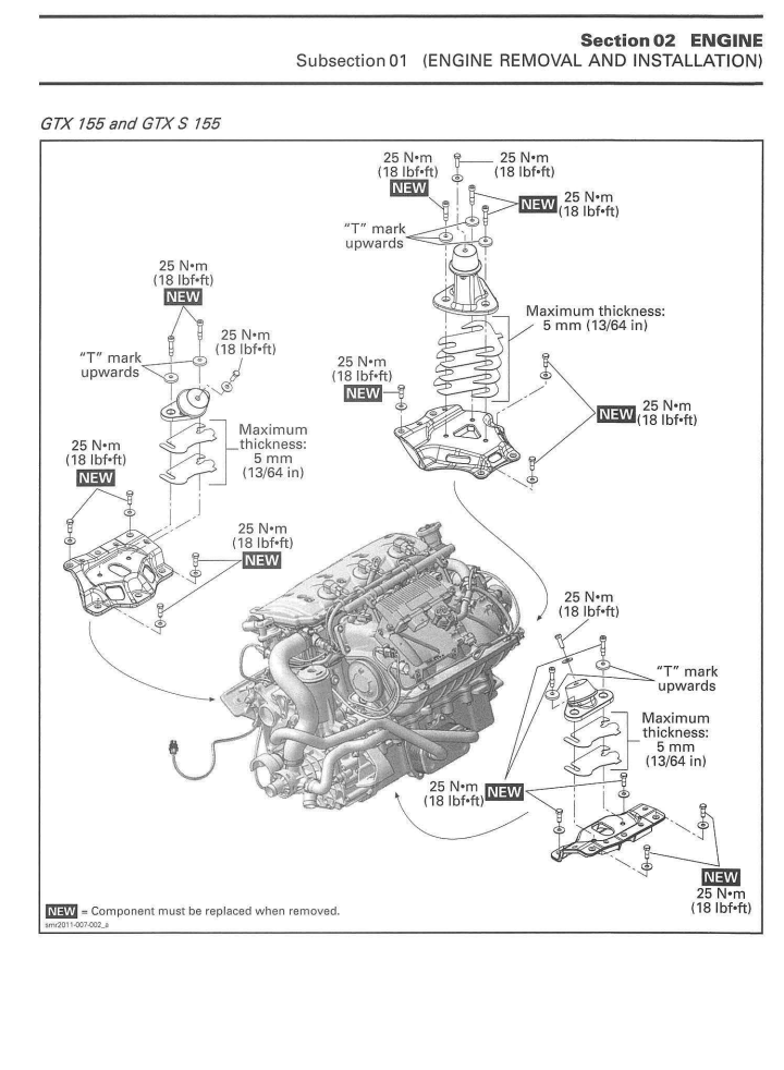 SEA-DOO 4-TECH GTS GTI GTR RXP RXT GTX WAKE SERIES PWC 2012 ONWARDS