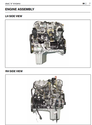 SSANGYONG ACTYON TRADIE 2006-2010