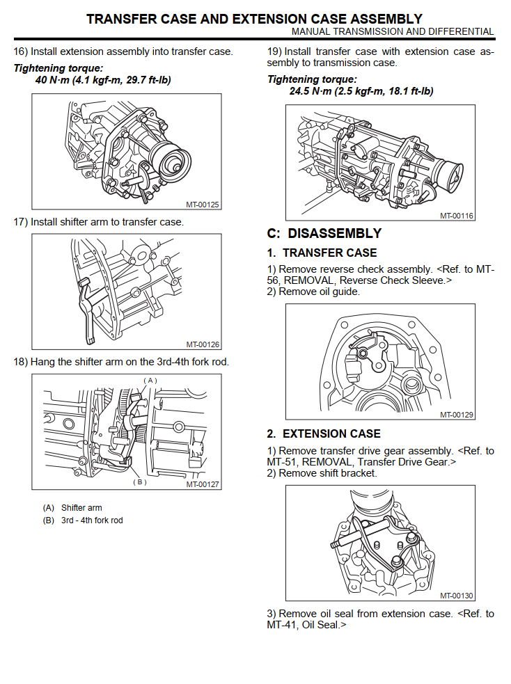 SUBARU LIBERTY OUTBACK BE BH 1998-2003