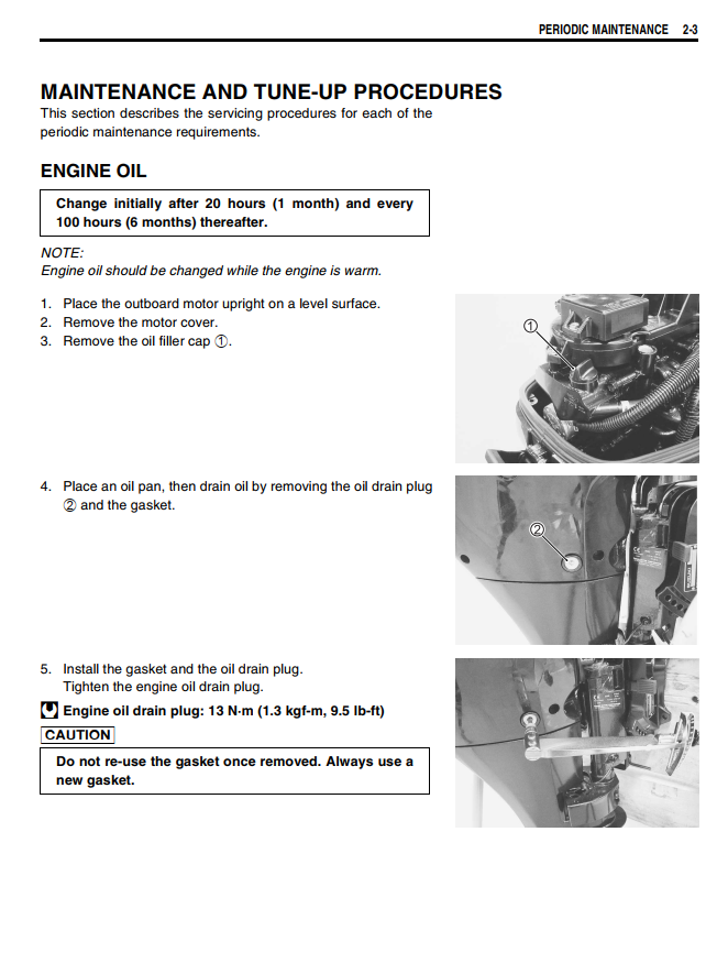 SUZUKI OUTBOARD DF9.9 DF15 4-STROKE MARINE ENGINE