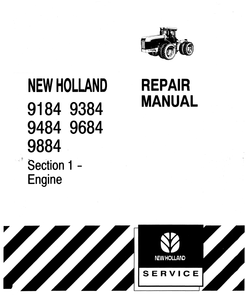 NEW HOLLAND 84 SERIES 9184 9384 9484 9684 9884 TRACTOR