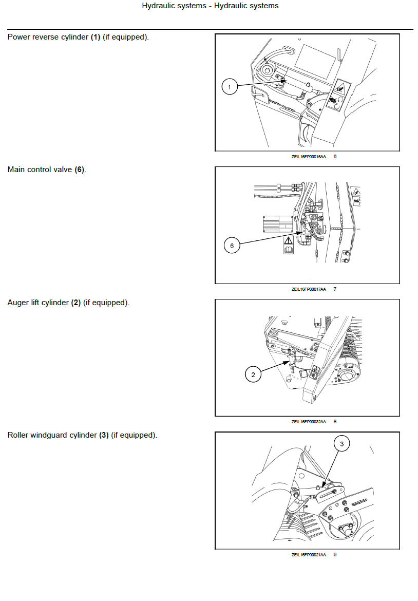 NEW HOLLAND 300FP 380FP HEADER