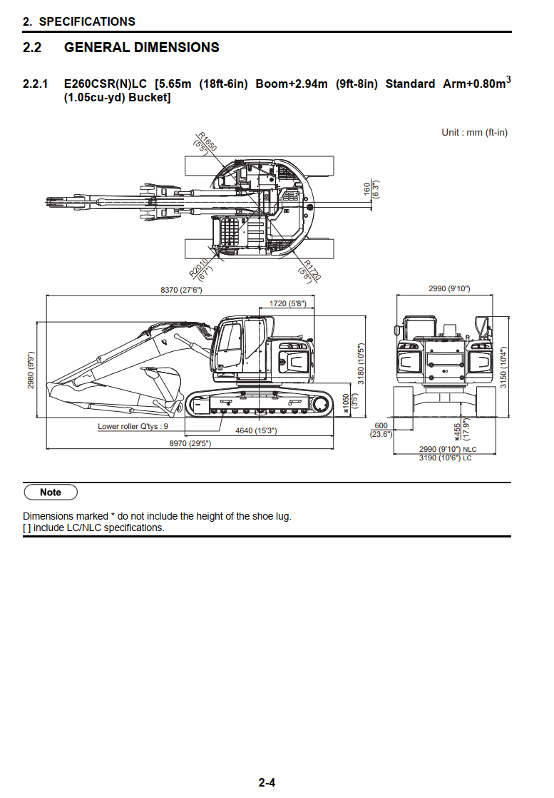 NEW HOLLAND E260CSR E260C SR CRAWLER EXCAVATOR