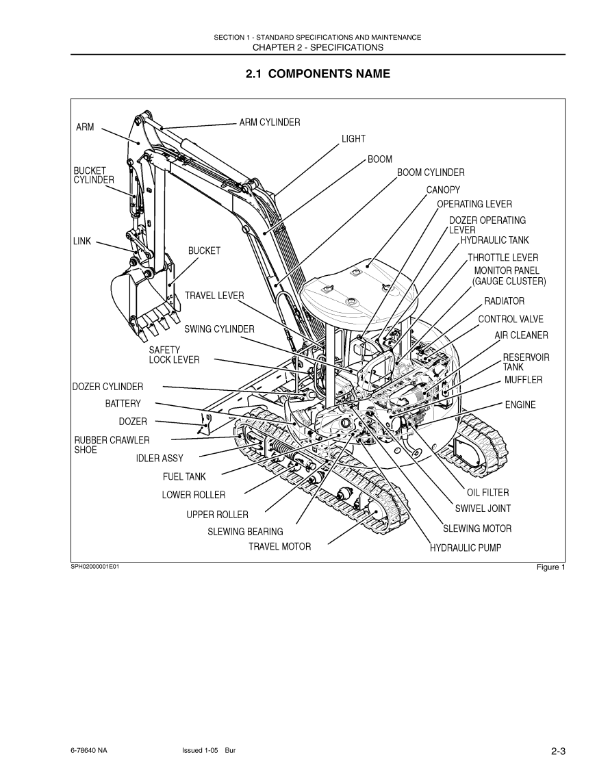 NEW HOLLAND EH50B EH50.B HYDRAULIC EXCAVATOR
