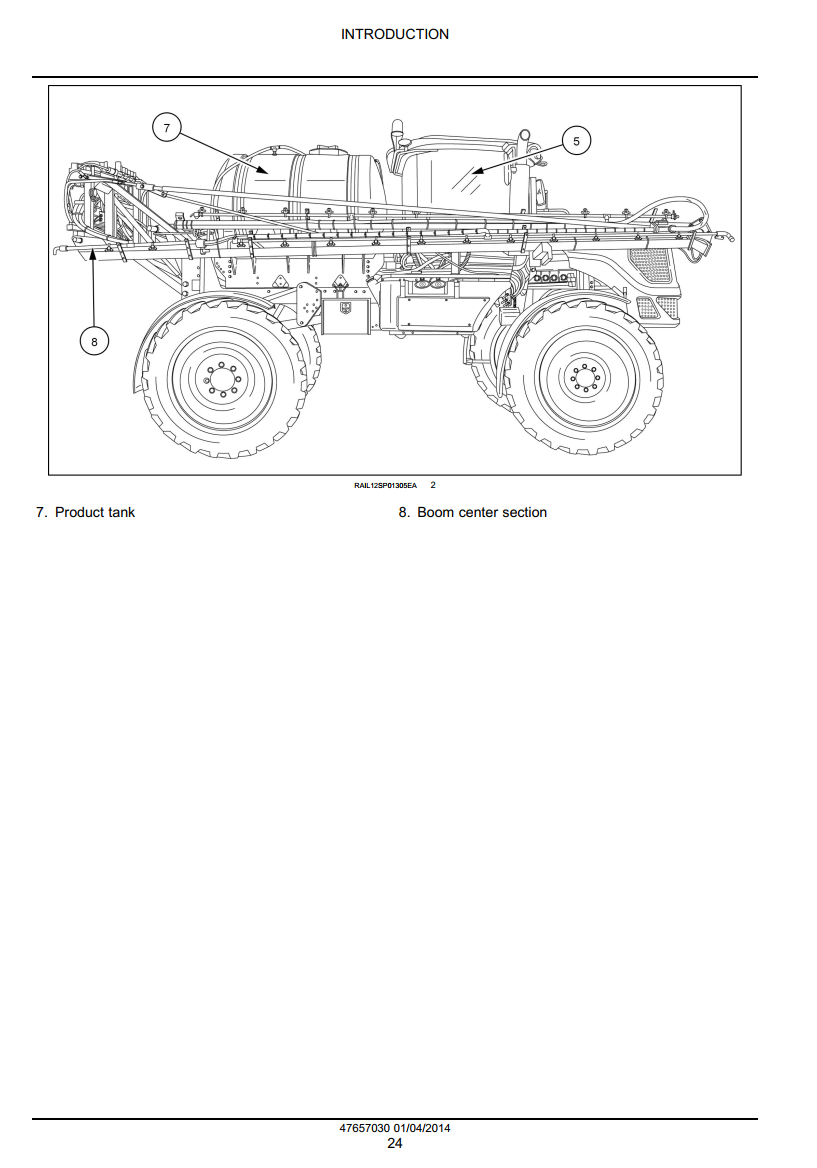 NEW HOLLAND GUARDIAN SP.240R GUARDIAN SP.275R TIER 3 SPRAYER