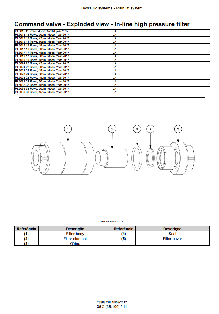 NEW HOLLAND PL6011 PL6013 PL6015 PL6017 PL6019 PL6024 PL6028 PL6032 6036 PLANTER