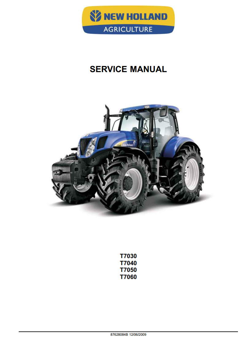NEW HOLLAND T7030 T7040 T7050 T7060