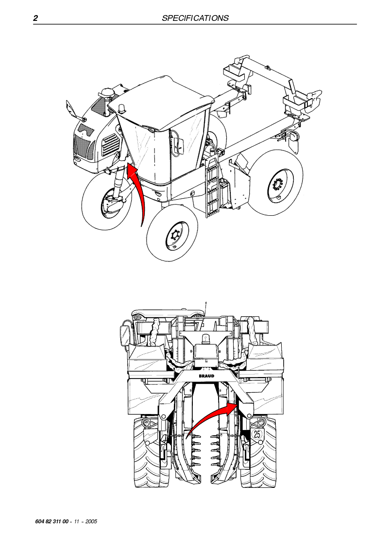 NEW HOLLAND VX680 VX 680 GRAPE HARVESTER