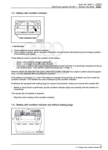 AUDI A8 D2 3.7L 4.2L 1995-2002 WORKSHOP SERVICE REPAIR, WIRING MANUAL