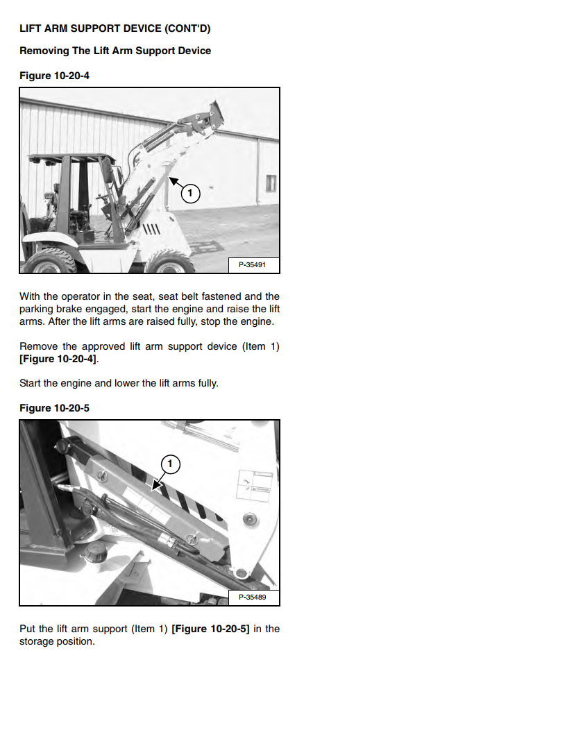 BOBCAT BL570 BL575 BACKHOE LOADER