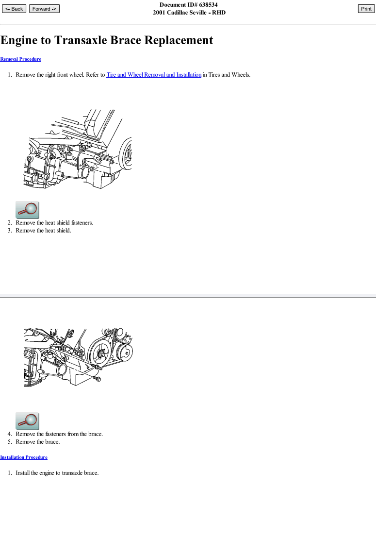 CADILLAC SEVILLE 4.6L V8 STS SLS 1998-2004