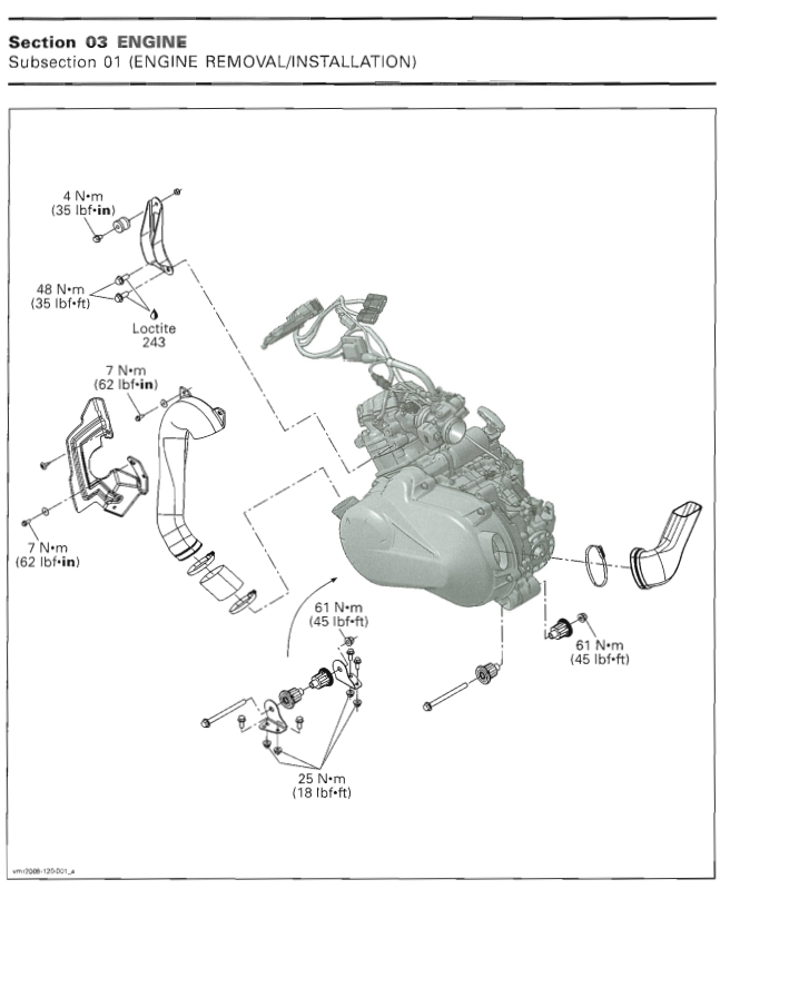 CAN-AM OUTLANDER 2008-2015 400 EFI ATV