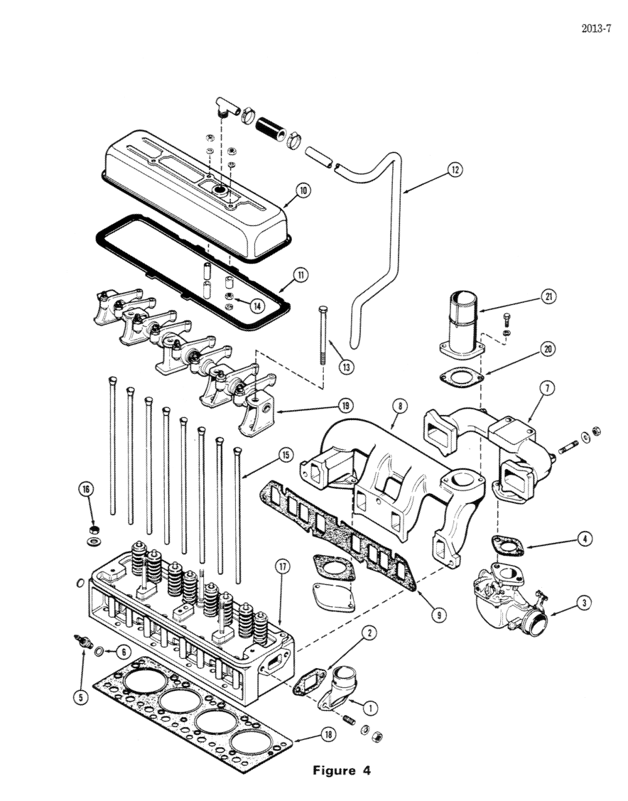 CASE 500 W5 W5A LOADER TRACTOR