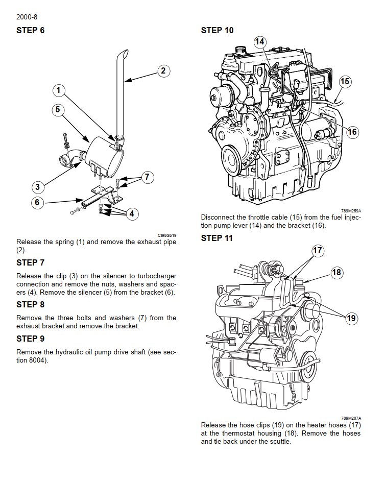 CASE 595SLE 595LSP LOADER BACKHOE TRACTOR