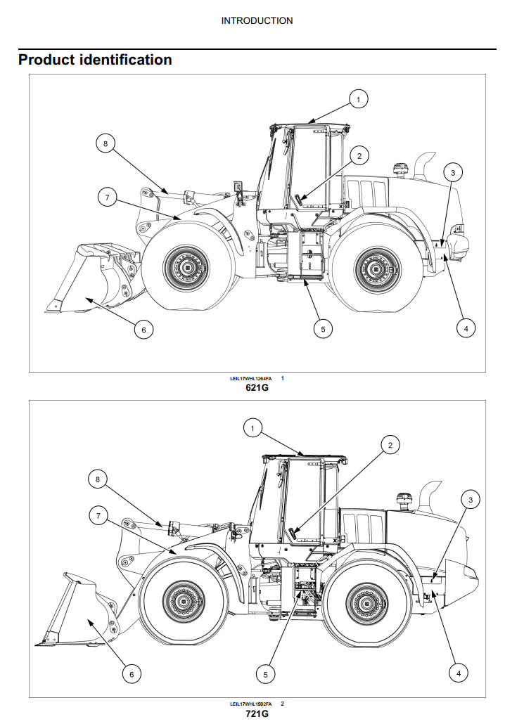 CASE 621G 721G STAGE IV WHEEL LOADER TRACTOR