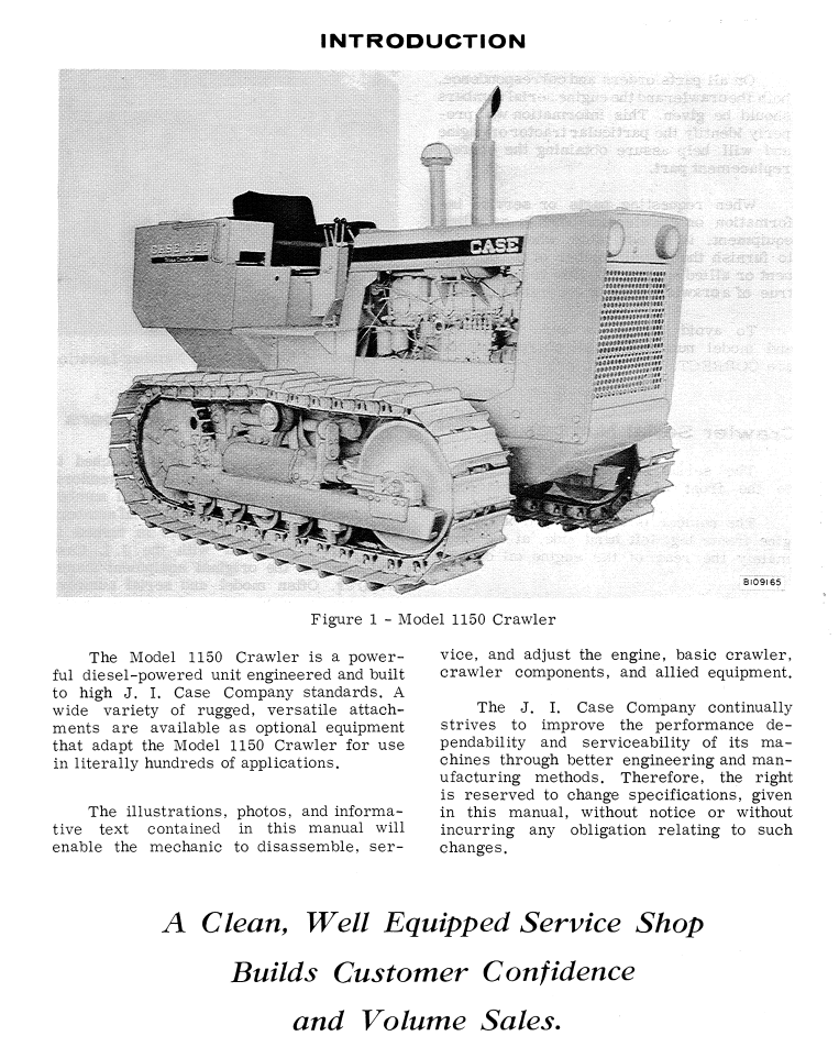 CASE 1150 WITH B401 ENGINE CRAWLER DOZER