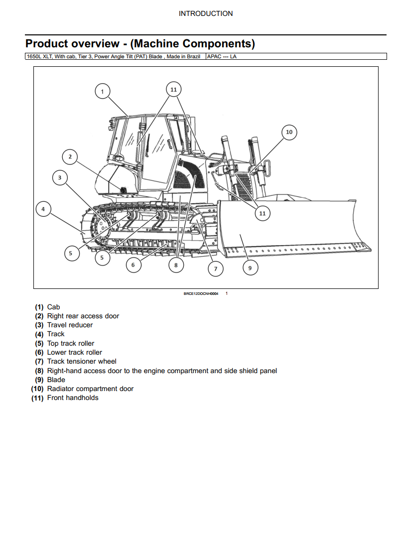 CASE 1650L CRAWLER DOZER TRACTOR