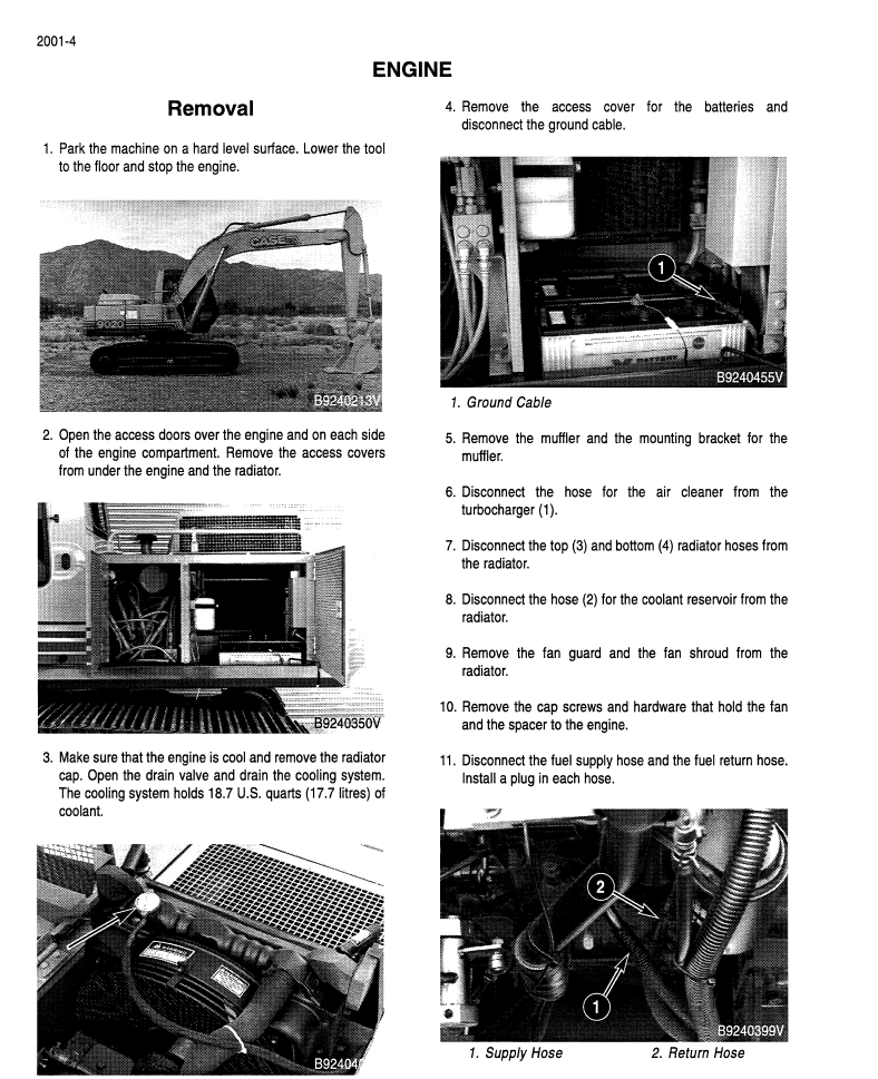 CASE 9020 EXCAVATOR