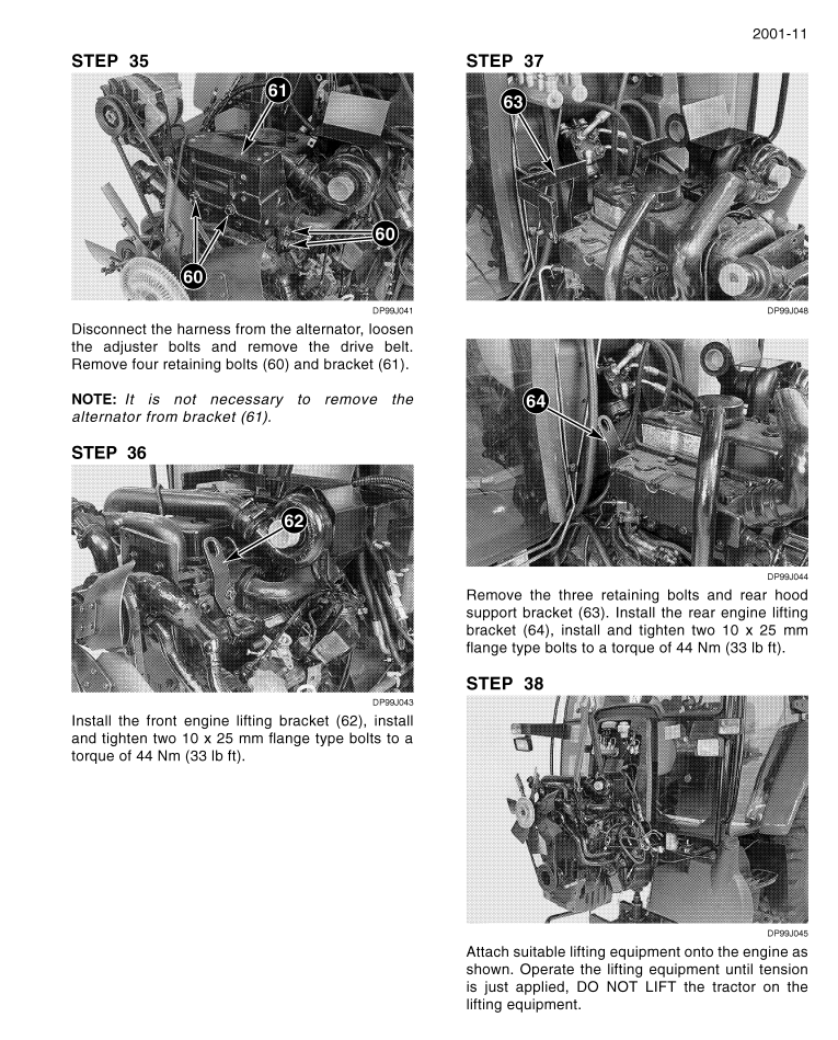 CASE CX50 CX60 CX70 CX80 CX90 CX100 TRACTOR