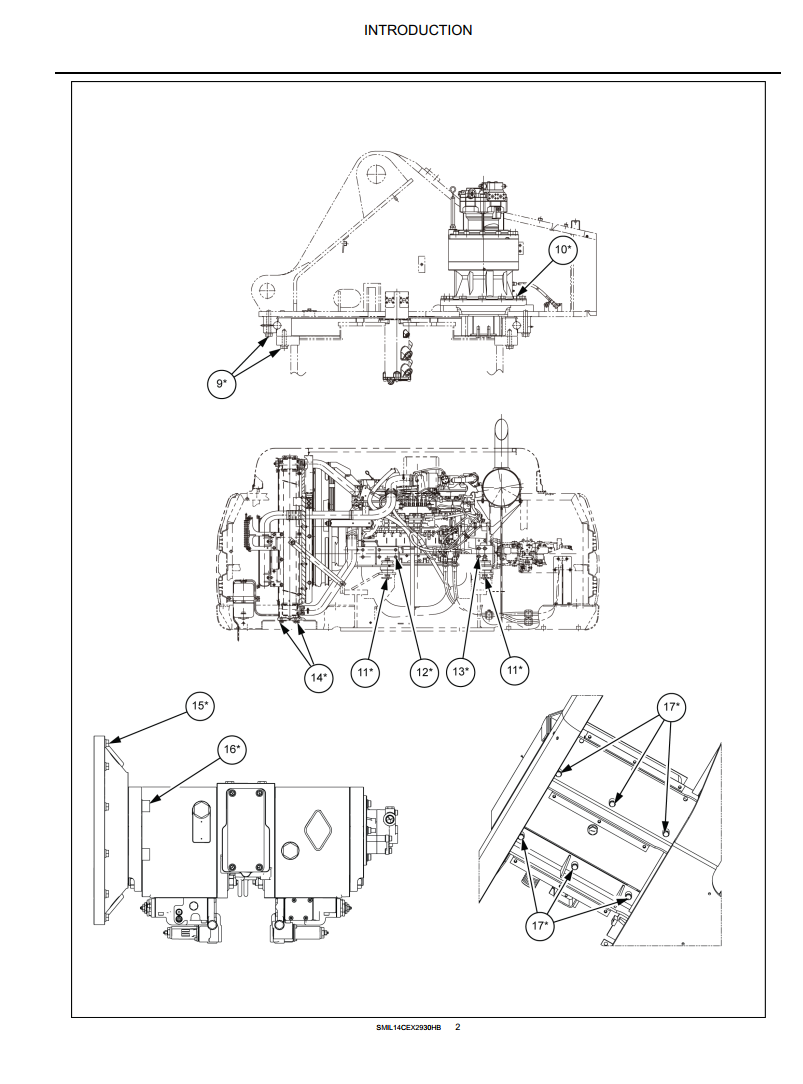 CASE CX350D, CX370D LC NLC TIER 4 EXCAVATOR