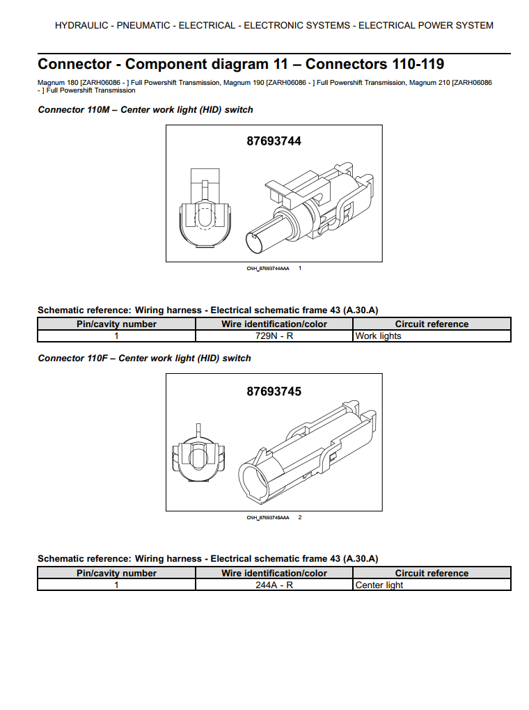 Case Magnum Shift Pattern CASE IH MAGNUM 180 190 210 POWERSHIFT TRANSMISSION TRACTOR SERVICE REP