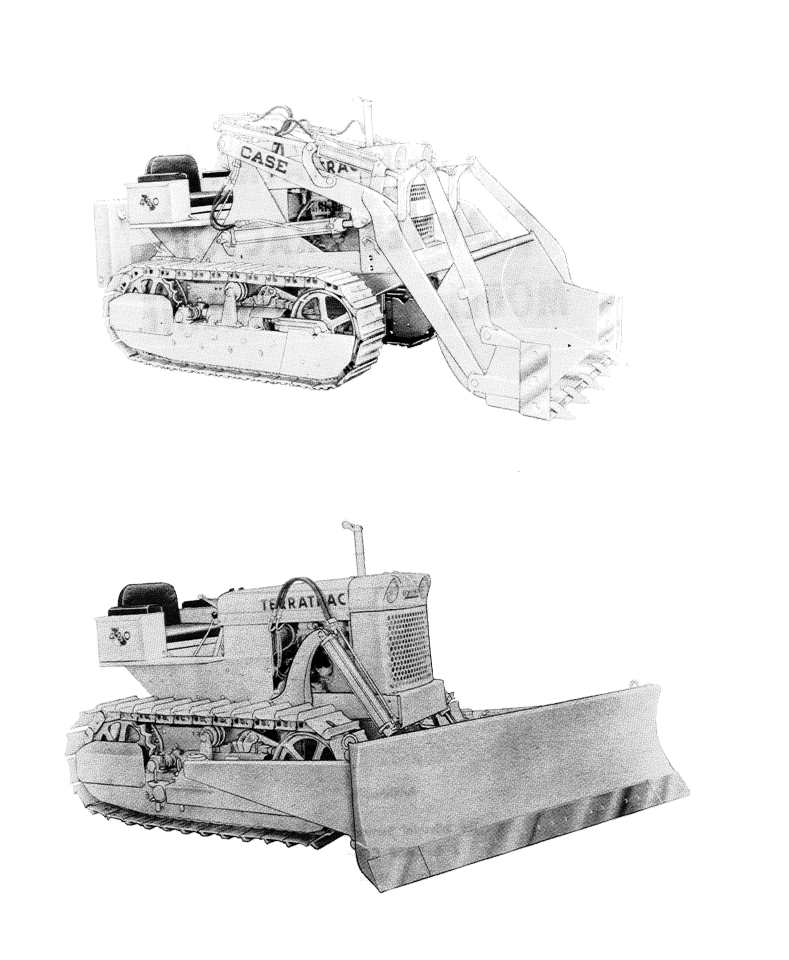 CASE TERRATRAC MODEL 420 PETROL CRAWLER TRACTOR
