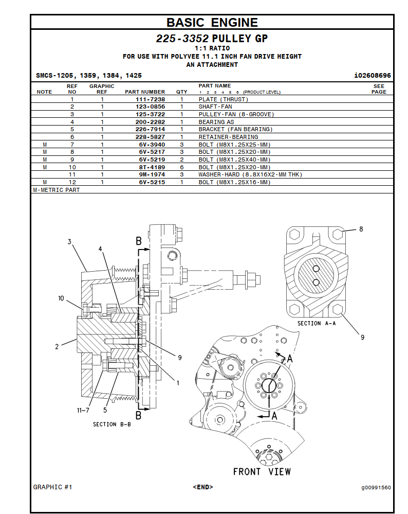 CATERPILLAR CAT C7 C9 12 C9 C15 C18 INDUSTRIAL ENGINE