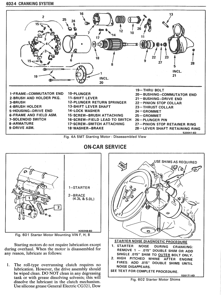 CHEVROLET CHEVY CAMARO 1982-1992 ENGINE