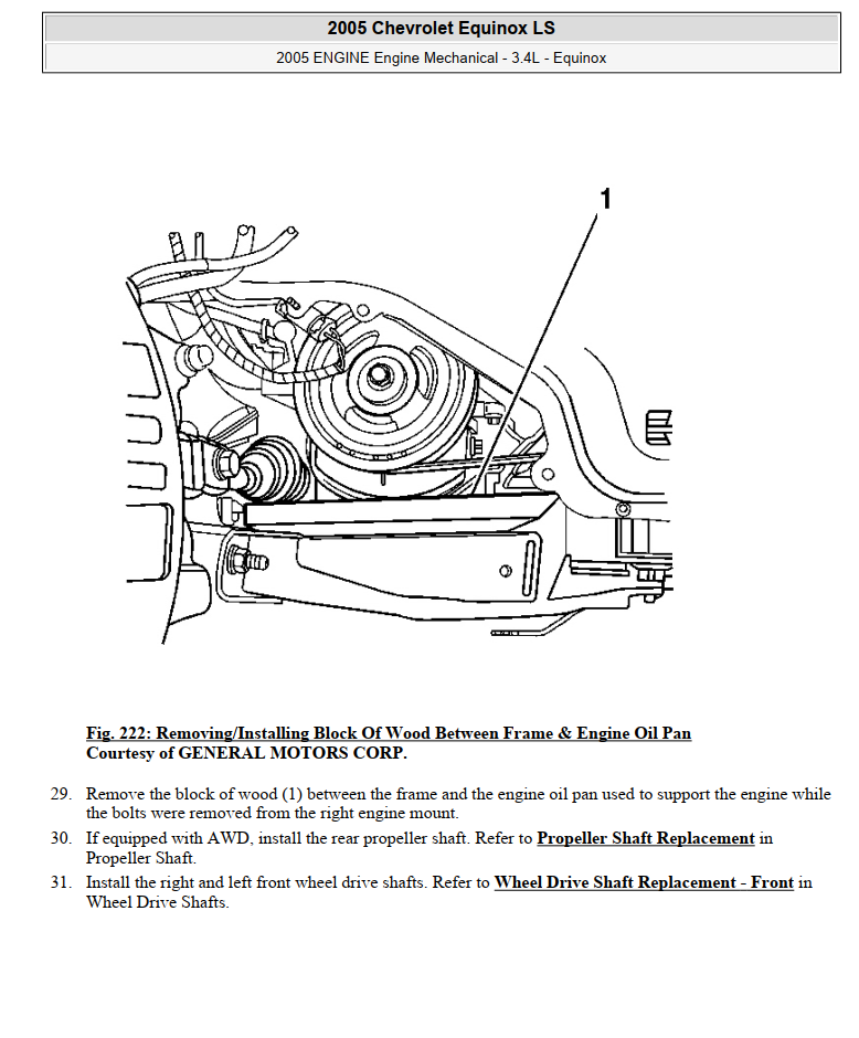 CHEVROLET CHEVY EQUINOX 2005-2009